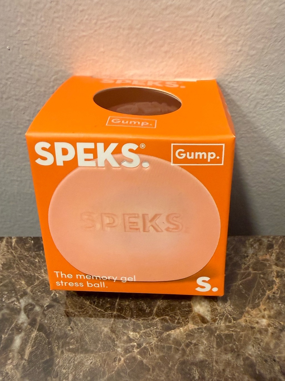 SPEKS Memory Gel Stress Ball - Orange